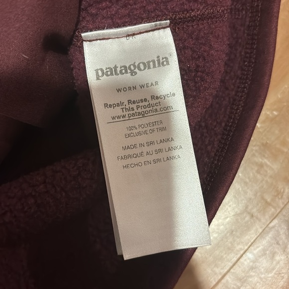 Patagonia Maroon Better Sweater Medium - Picture 3 of 6